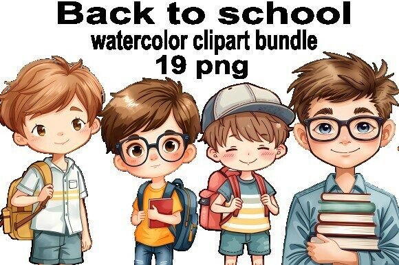 Back to School Boys Clipart Bundle – Evaluation and Usage Guide