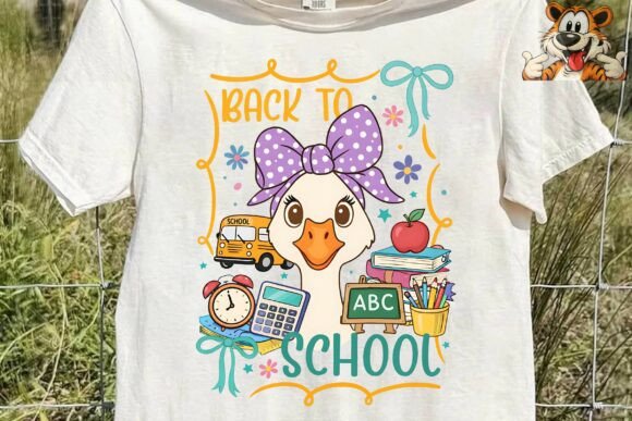 Back to School Duck PNG Clipart