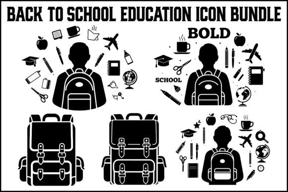 Back to School Education Icon Bundle
