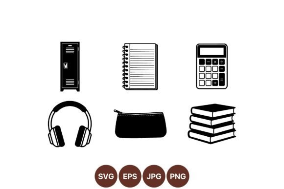 Back to School Icon Clipart Pack
