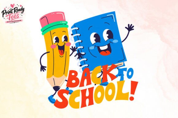 Back to School Illustration PNG for Creative Projects