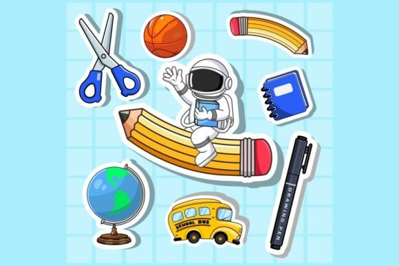 Collection of Sticker Back to School