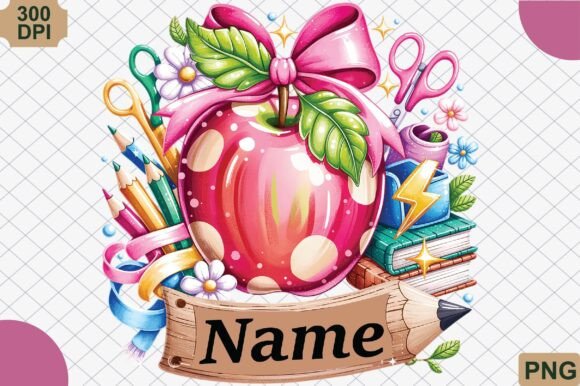 Custom Name Teacher Back to School PNG: The Strategic Edge for Modern Educator Branding