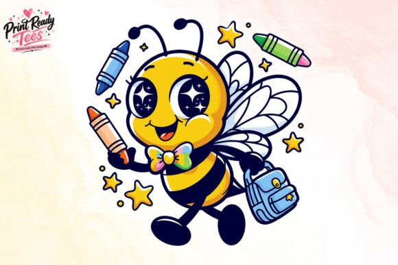 Embracing the Buzz: How Kawaii Bee Back to School Illustration Transforms Educational Spaces
